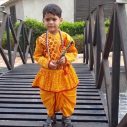 Krishna Boys Janmashtami Fancy Dress Costume