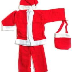Fancy Santa Claus Kids Costume Wear